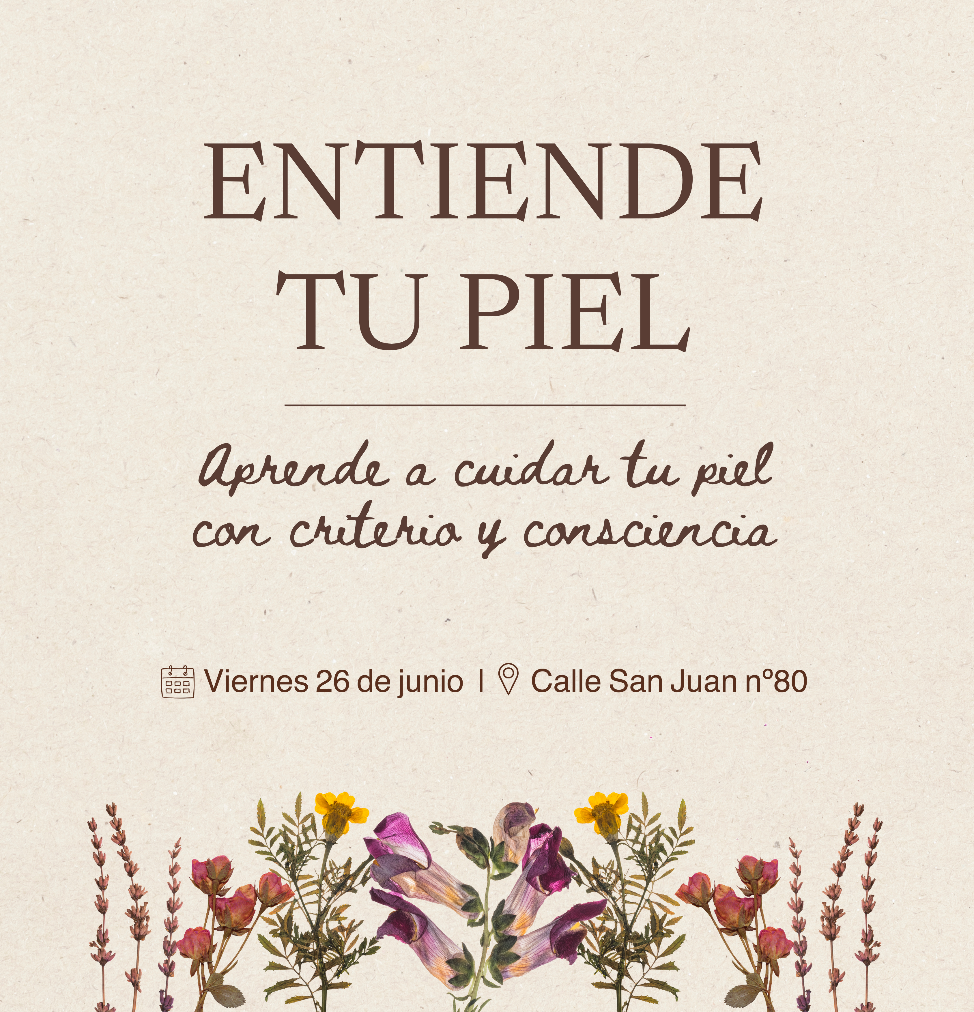 Charla entiende tu piel
