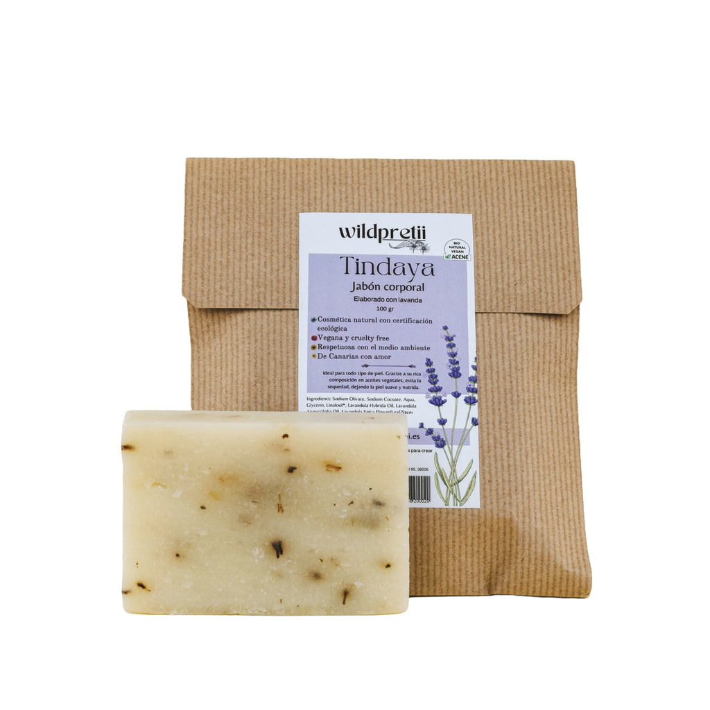 Jabón corporal, cosmética sólida, lavanda